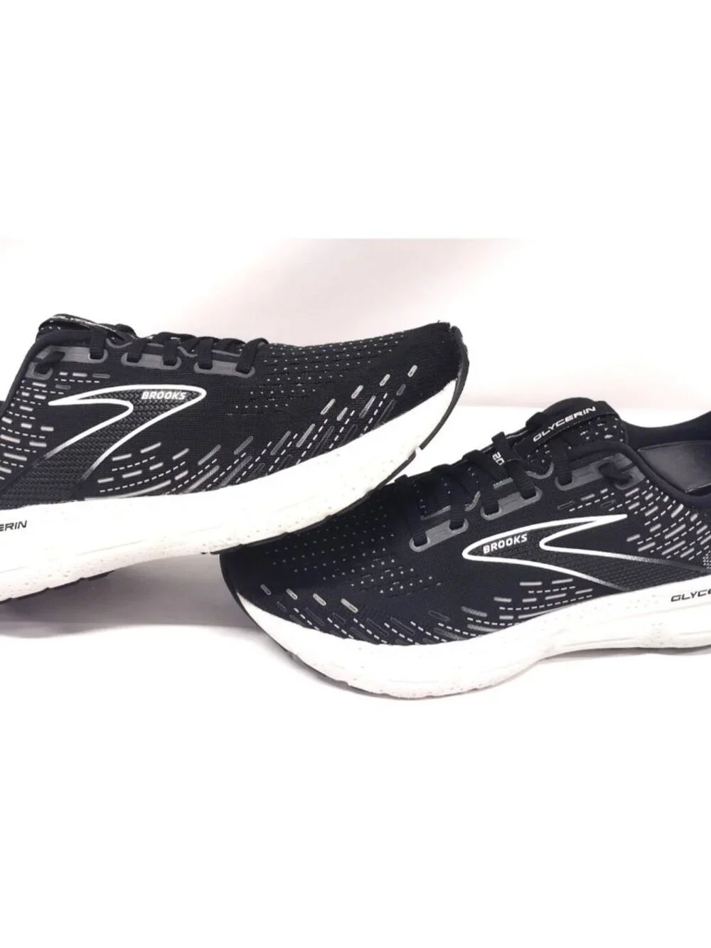 Brooks Glycerin 20 Running Shoes Black Men's Size 8.5 D EUR 42 *Read*